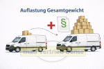 Auflastung Ford Transit ab Baujahr 01.2000 auf 2.805 kg Gesamtgewicht